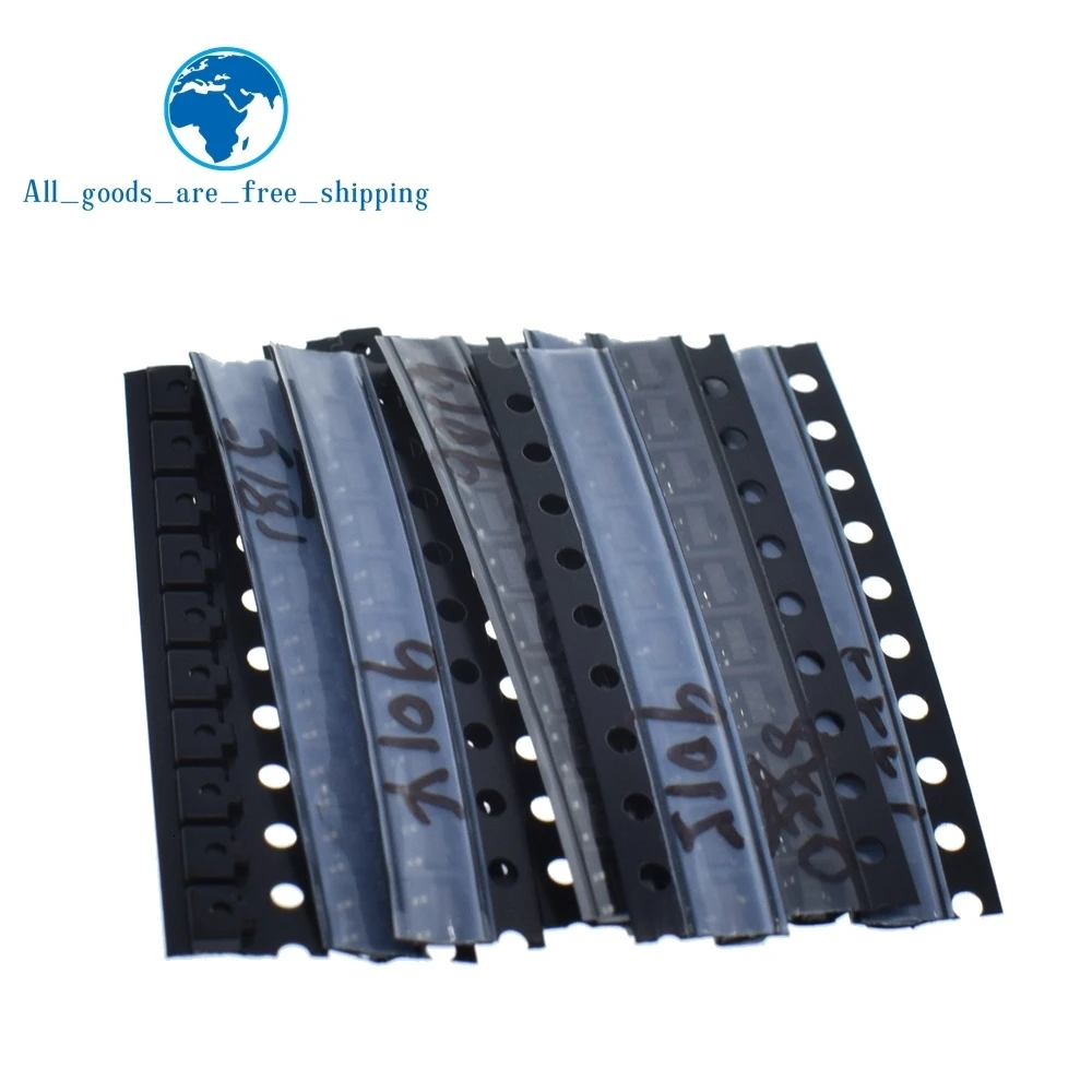 TZT SOT-23 SMD транзистор комплект S9013 S9014 S9015 S9018 MMBT3904 MMBT3906 SS8050 SS8550 2N5551 2SC1815 всего 10 видов x10 шт = 100 шт