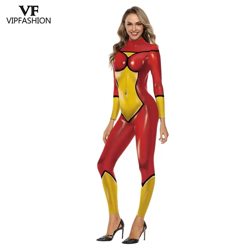 Костюм для косплея Для Взрослых VIP Модный комбинезон с принтом костюм супергероя