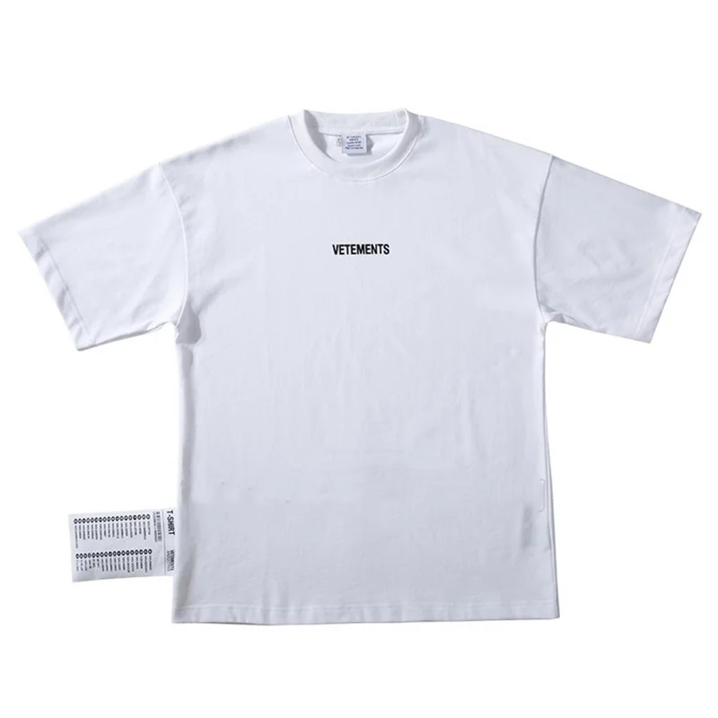 

2021 Summer Casual Fashion All-match White T-shirt High-quality Men and Women Loose Round Neck Trend and Comfortable Wear