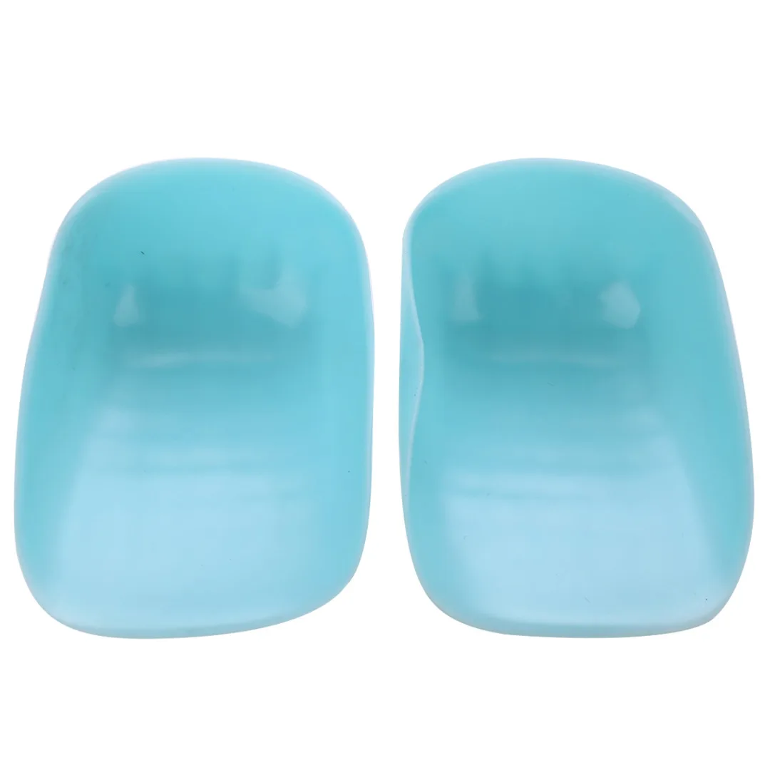 1 пара зеленые полиуретановые силиконовые стельки для поддержки пятки