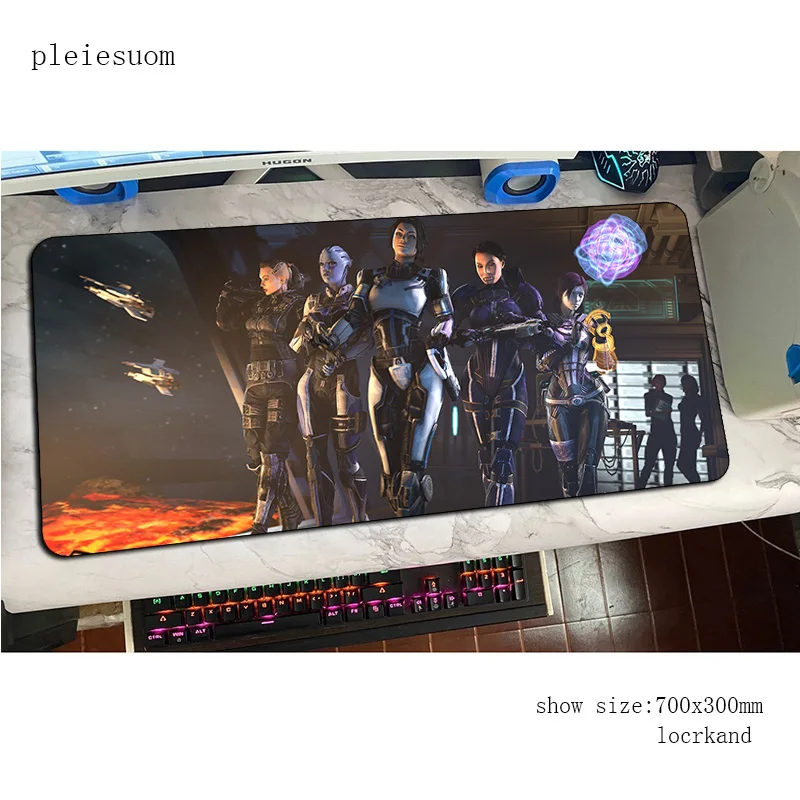 

mass effect mouse pad gamer 800x300x3mm cute notbook mouse mat gaming mousepad large hot sales pad mouse PC desk padmouse mats