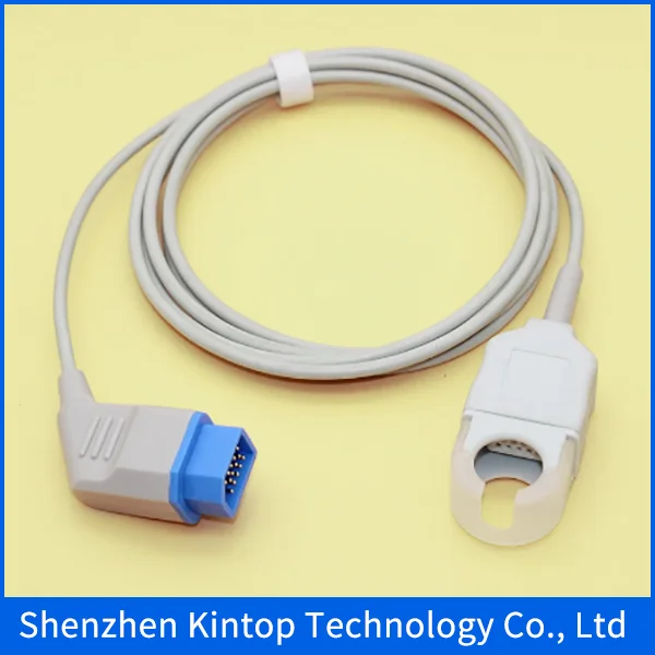 10 шт./лот совместимый Новый 14P to DB 9P 2 4 m датчик SpO2 датчик-адаптер Удлинительный