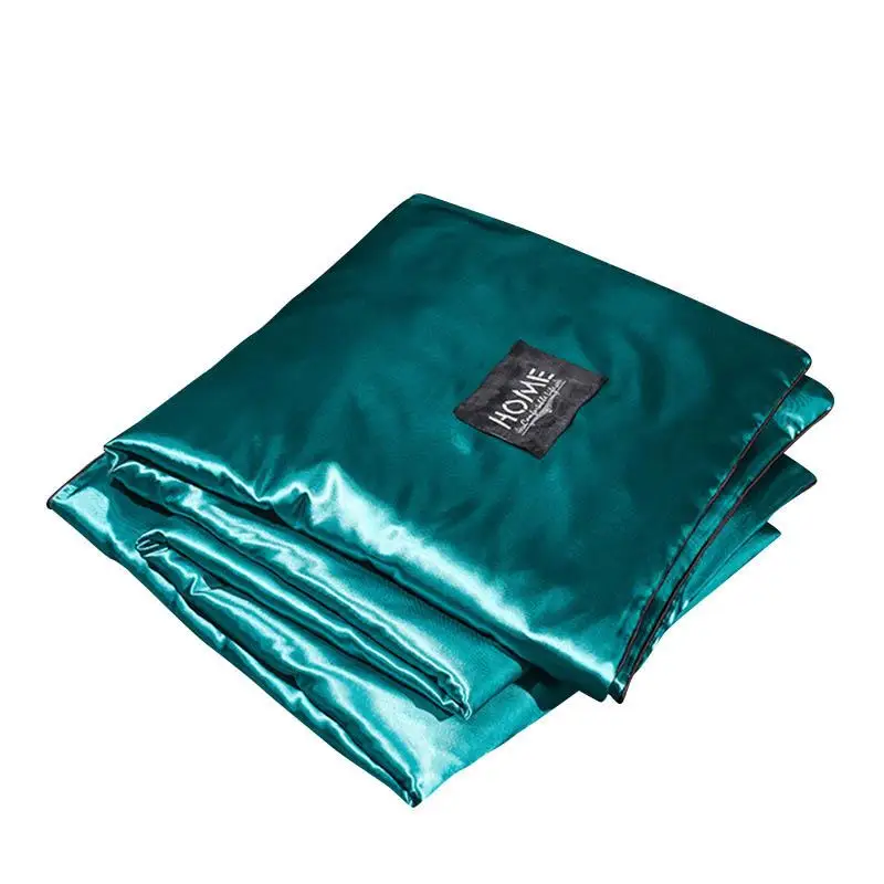 Шелковое Одеяло 35 цветов однотонное одеяло розового красного белого серого для