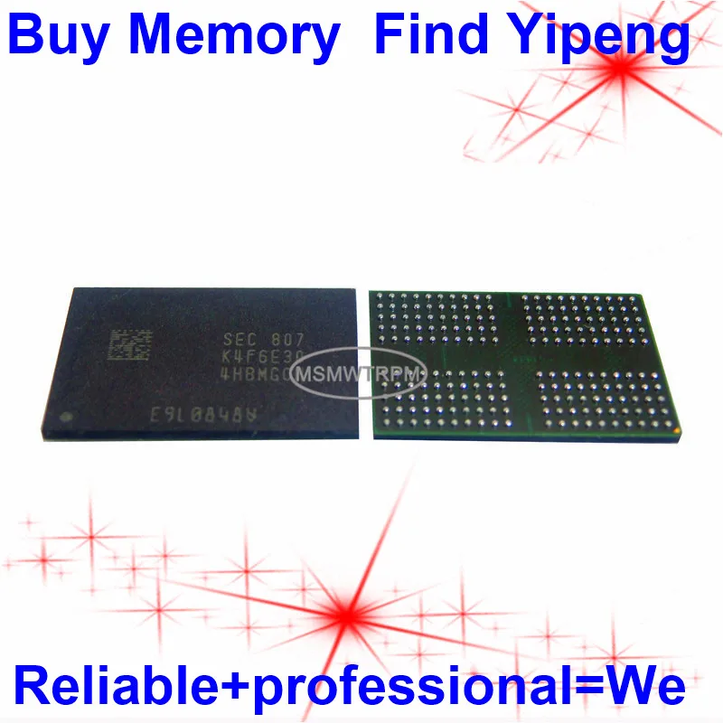 

K4F6E304HB-MGCH 200FBGA LPDDR4 3200Mbps 2GB Mobile phones Tablets Laptops DDR LPDDR Memory Flash Chip K4F6E30