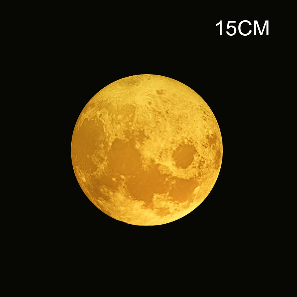Moon светильник 3D принт домашний декор настольная лампа лунный свет личность 12/15/18