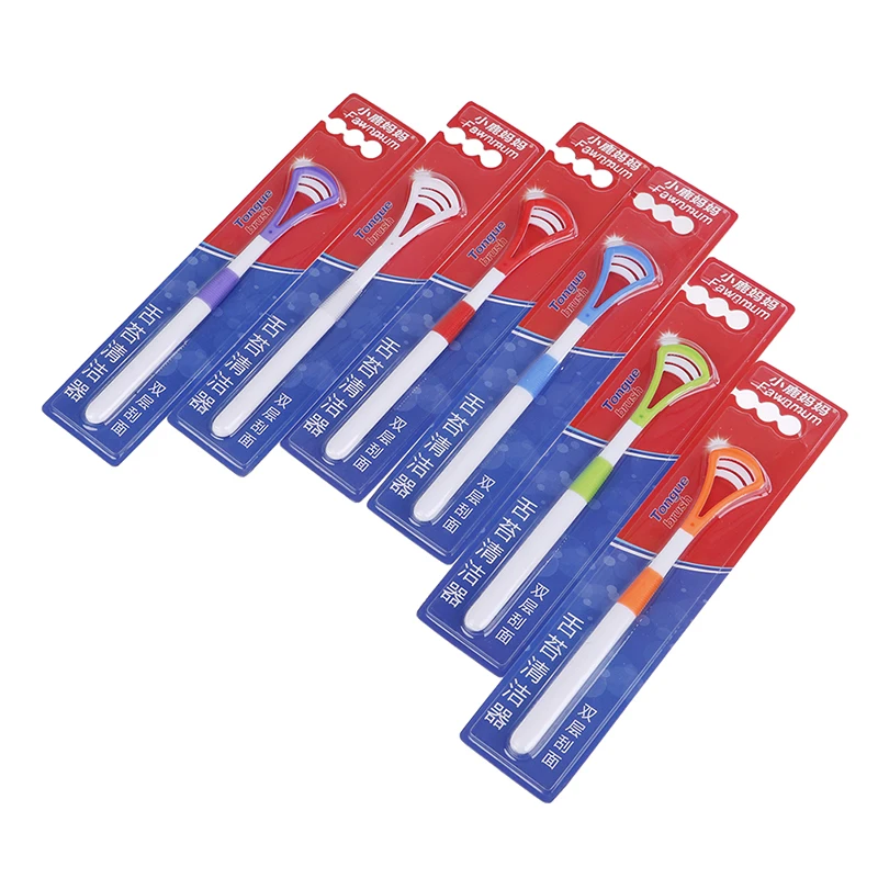 2 шт./Лот пластиковый скребок для языка|Зубные щетки| |