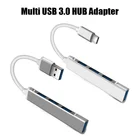 USB C-концентратор 3,0 Type C 3,1, 4 порта, мультиразветвитель, адаптер OTG для Lenovo, Xiaomi, Macbook Pro, 13, 15, Air Pro, компьютерные аксессуары для ПК