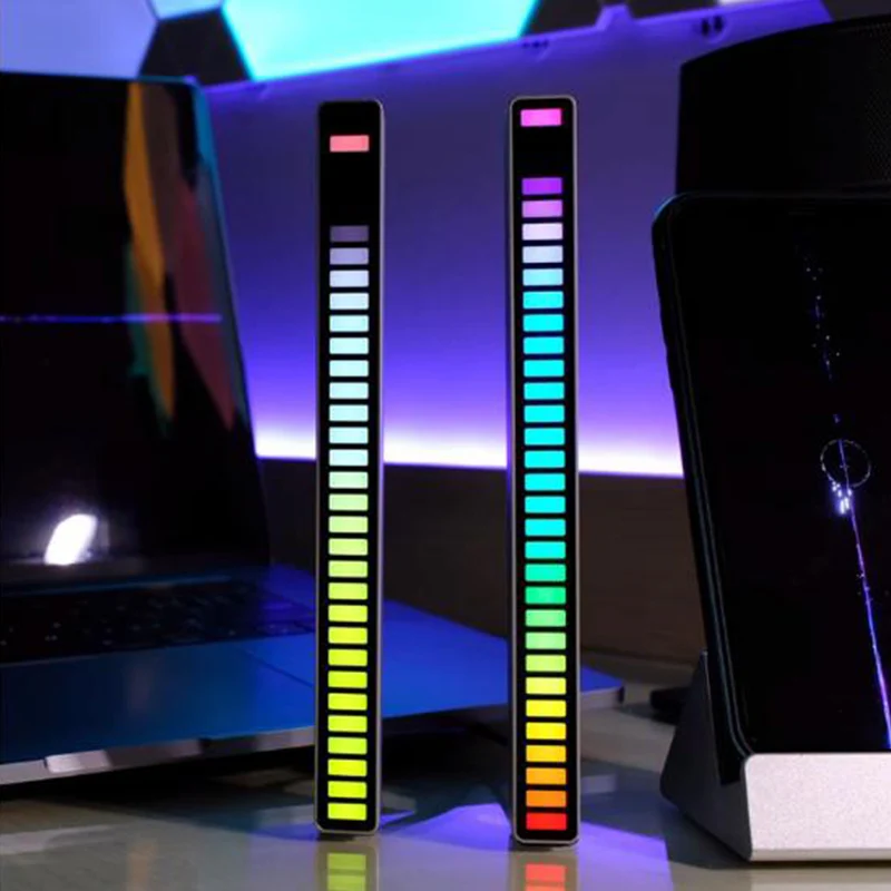 

Dropshipping Voice-activated Pickup Rhythm Light Car Atmosphere RGB Colorful LED Music Rhythm Light USB Rhythm Light Adjustable