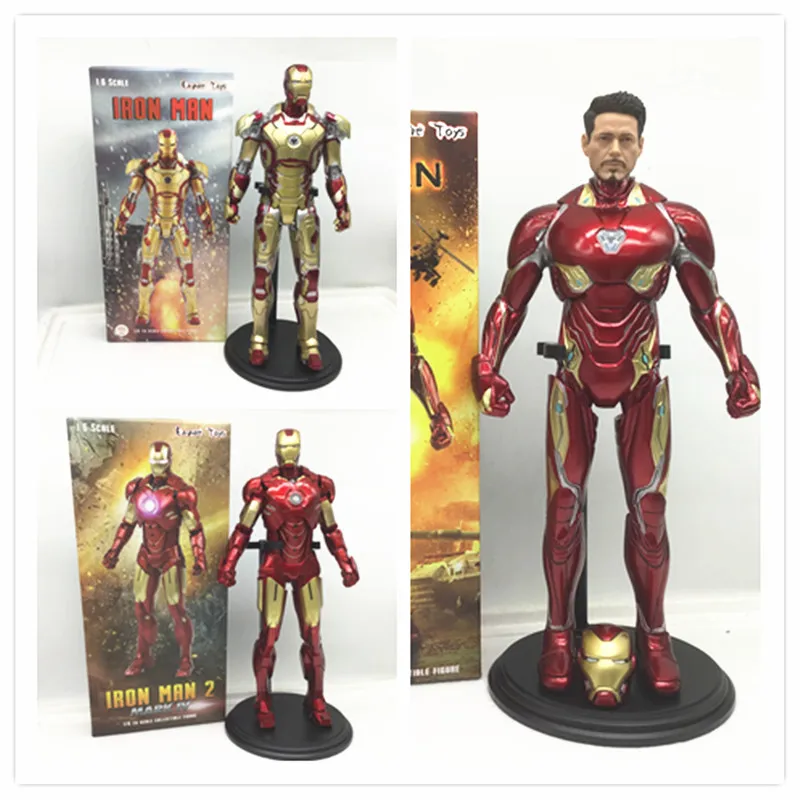 12 дюймов 30 см Железный человек MK42 Mark50 1/6 шкала Коллекционная ironman 2 фигурка