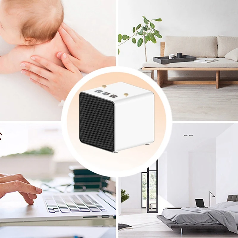 

Handy Mini Electric Heater 800W Timing Temperature Control Winter Air Warmer Heater for Office Home Room