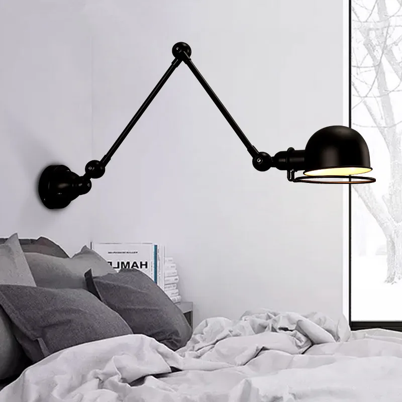 Классический выдвижной настенный светильник в скандинавском стиле лофт В