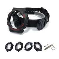 silicon protective frame bezel for casio g shock ga 100 ga110 ga120 watch case bumper gd 100 gd120 gax 100 watch accessories