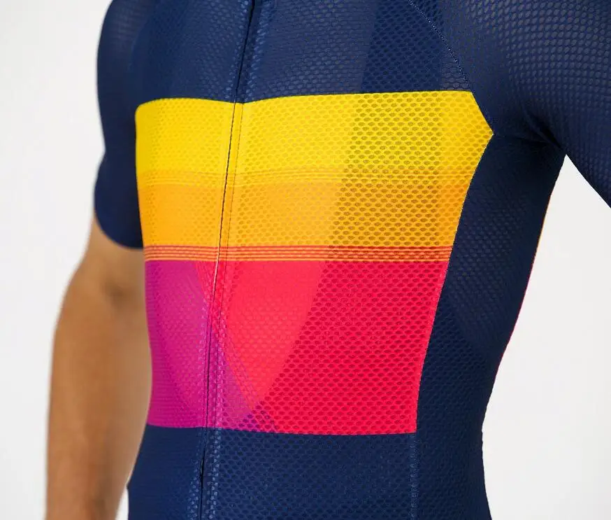 Женская велосипедная рубашка с коротким рукавом SDIG камуфляжная в полоску и