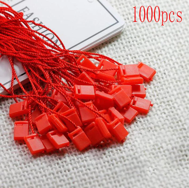 red 1000 шт./упак., общая подвесная веревка для рук, веревка для праздничных флажков, аксессуары для багажа, зонтик, шнурок - Цвет: red