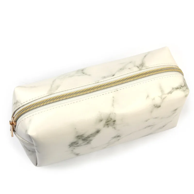 Большой Мраморный чехол для карандашей кожаный футляр ручек большая сумка