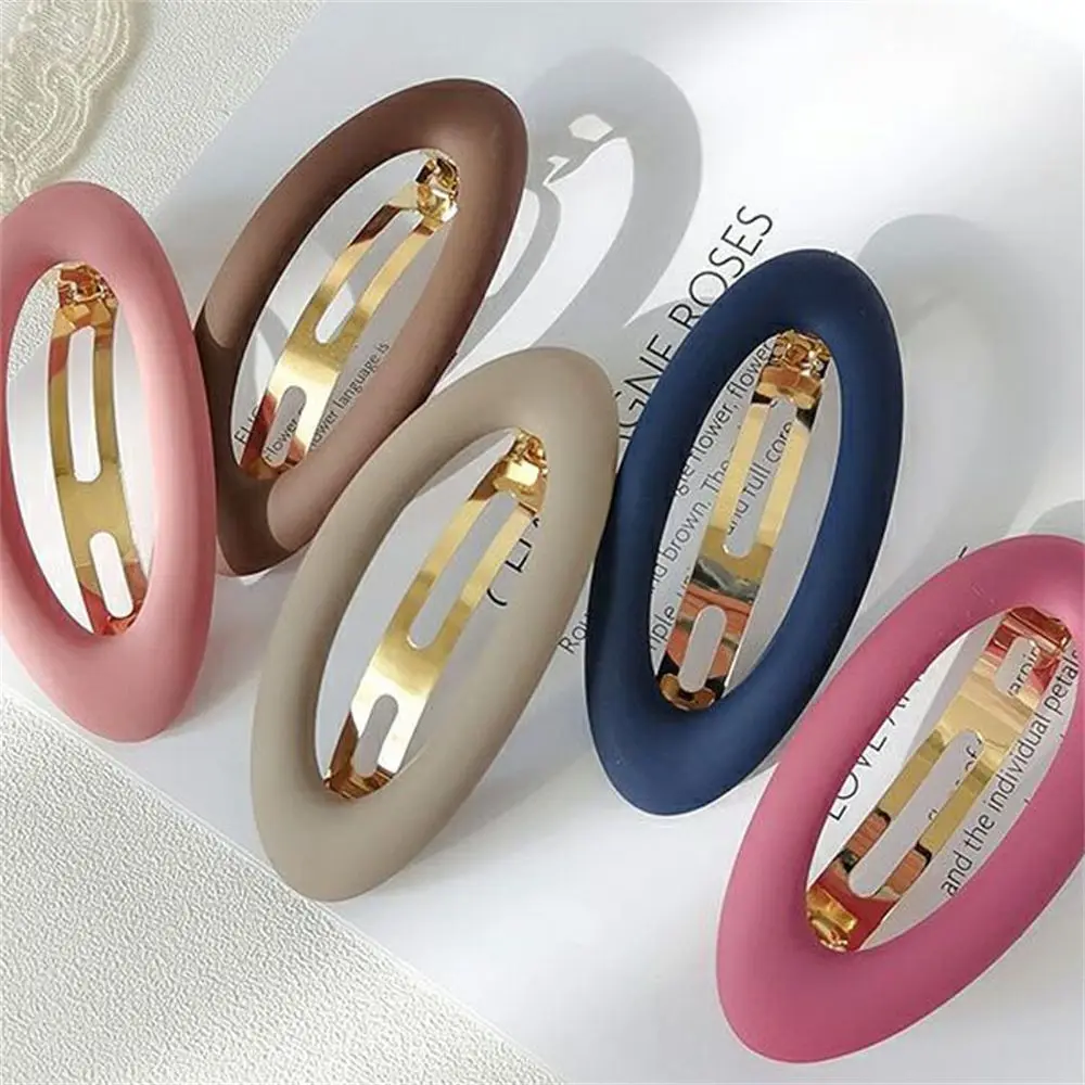 

Fashion Barrettes Headdress Headwear Matte Geometric hair clip Hair Accessories Hair Clip