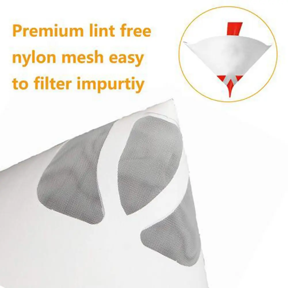 200 Pack Fine Paint Paper Strainers 150 Micron Filter Nylon Mesh Net Funnel For Automotive Spray Guns Painting Projects |