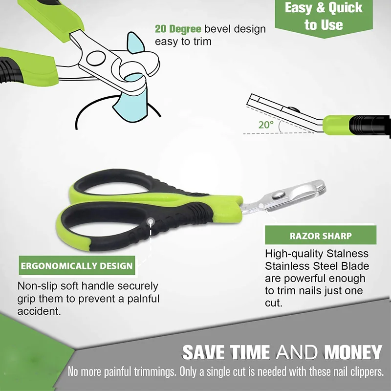 Кусачки для ногтей профессиональные маленькие животные триммеры ножницы