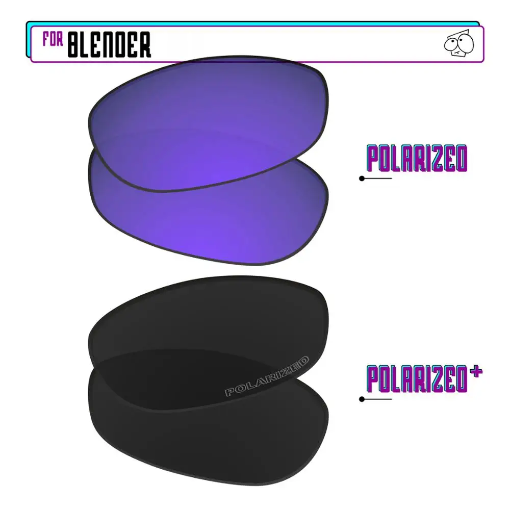

Поляризованные Сменные линзы EZReplace для солнцезащитных очков Oakley-BlackP Plus-PurpleP