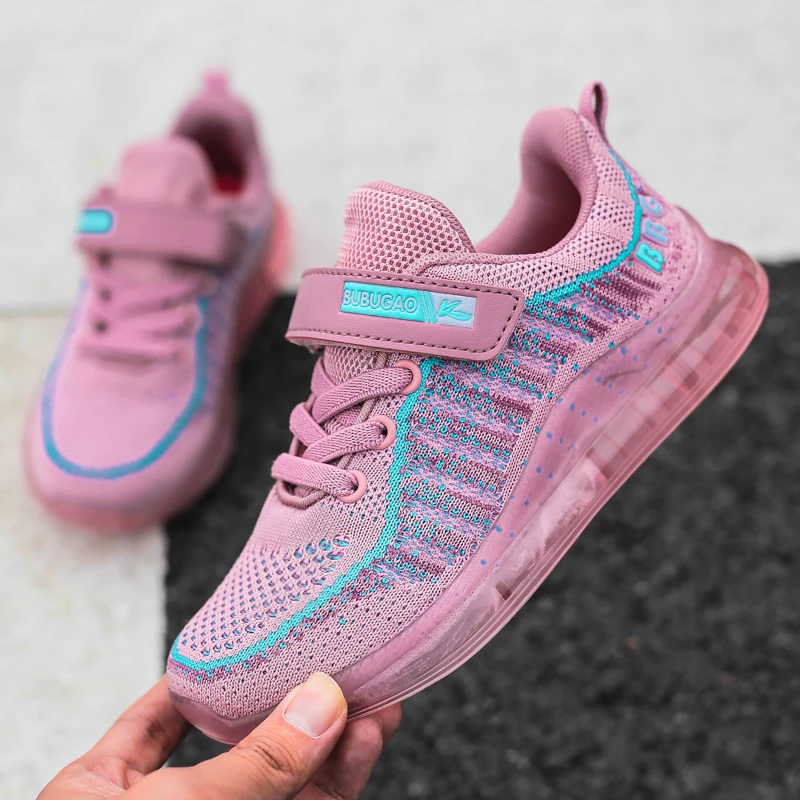 Детская спортивная обувь для девочек беговые кроссовки с воздушной подушкой