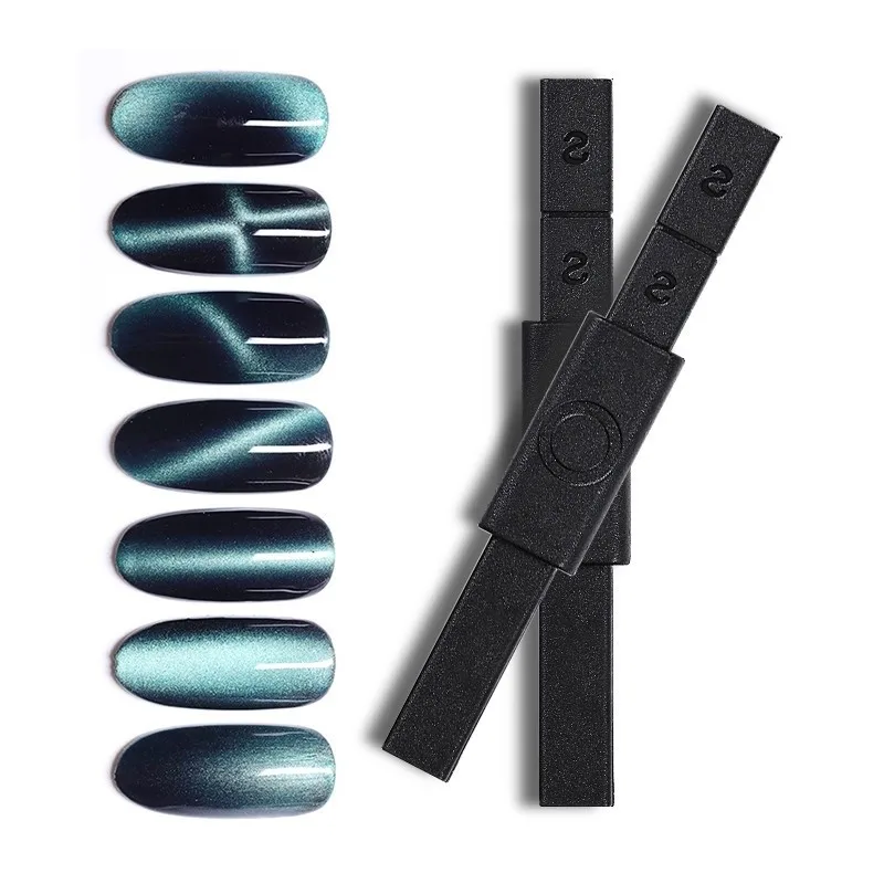 magnetic stick 1 1 коробка 9D порошок для ногтей кошачий глаз 0,2 г Магнитный зеркальный порошок красочный магнитный пигмент для ногтей DIY украшения для ногтей - Цвет: magnetic stick 1
