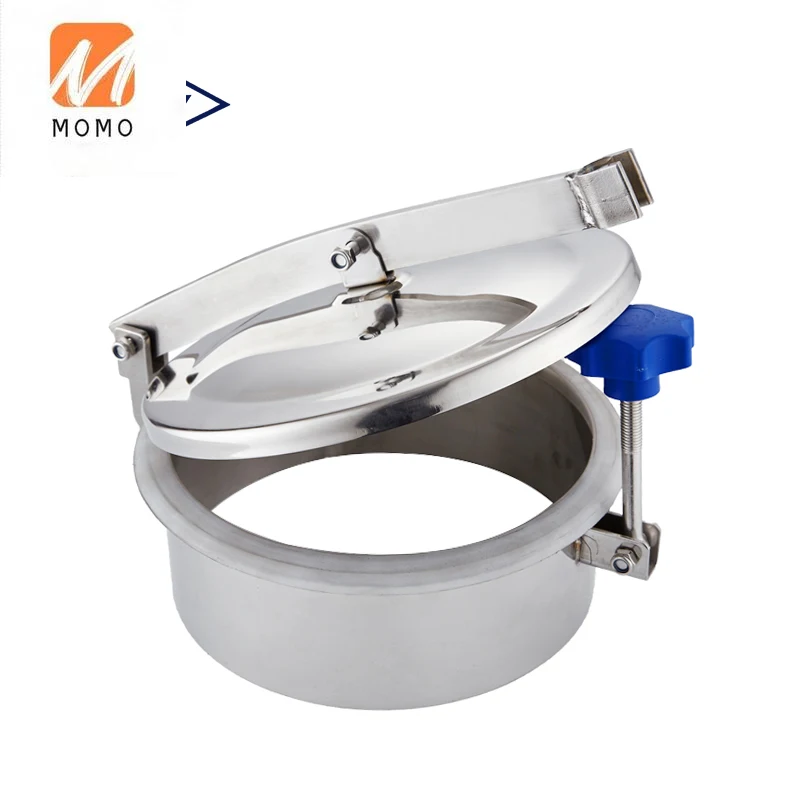 

Stainless steel normal pressure quick opening manhole suppliers 304 ss round sanitary manhole cover
