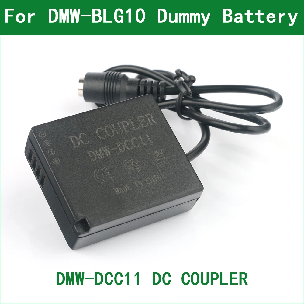 

DMW-DCC11 DC Coupler Power Connector DMW-BLG10 BLE9 Dummy Battery for Panasonic DMC-TZ81 DMC-TZ82 DMC-TZ85 DMC-TZ100 DMC-TZ101