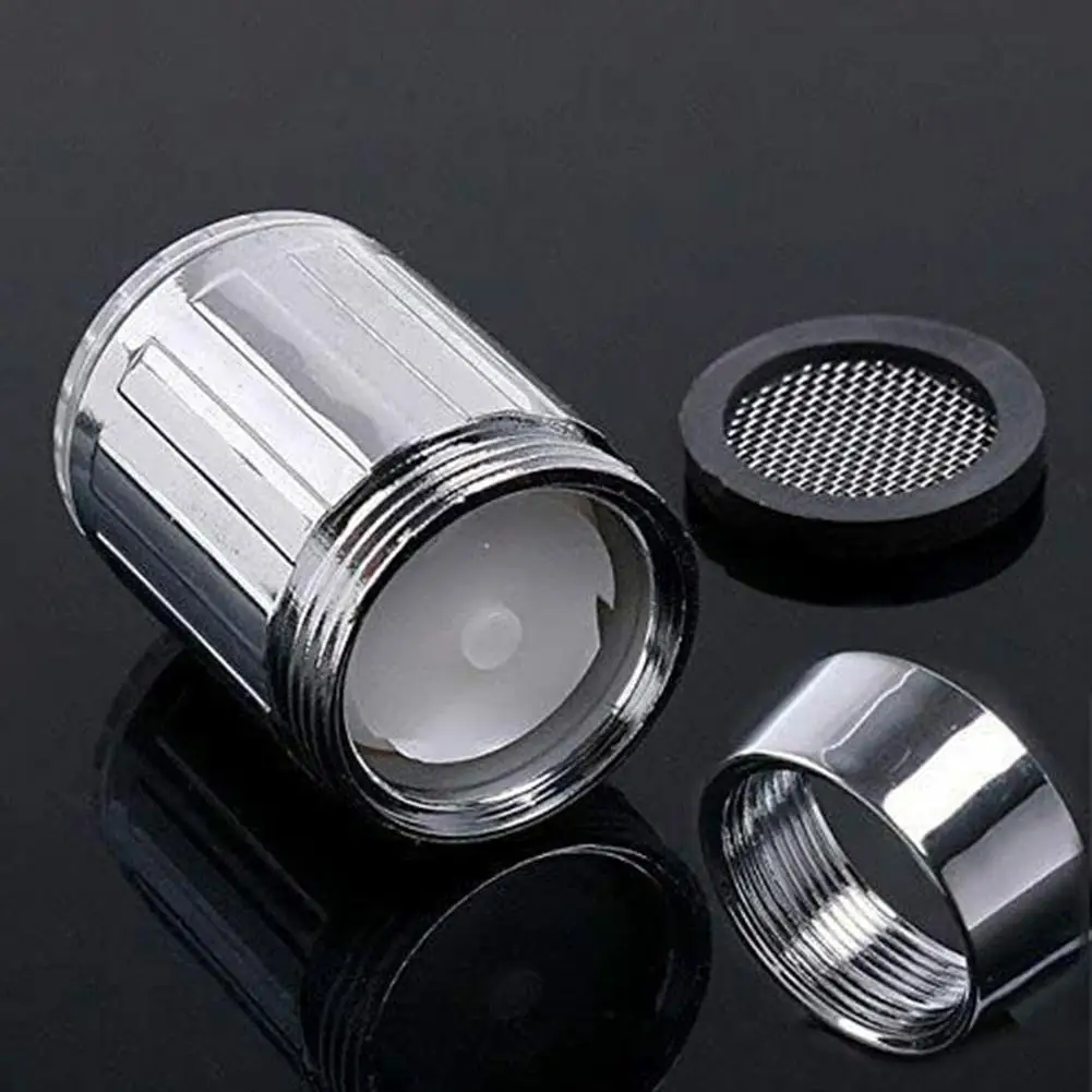 

Creative Led Water Faucet Stream Light 7 Colors Changing Glow Shower Tap Head Kitchen Pressure Sensor Kitchen Accessories Tools