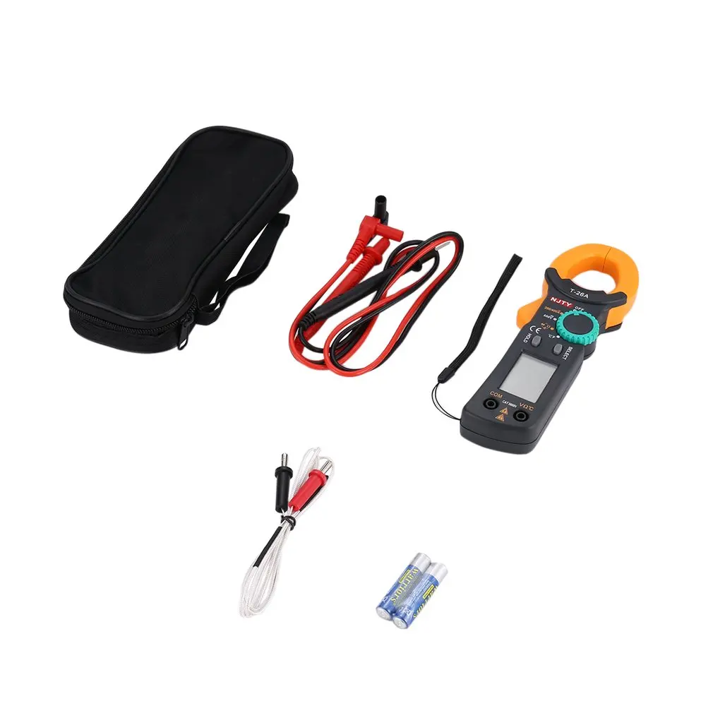 

Digital Clamp Meter DC/AC Volt Amp Ohm Multimeter Ammeter Current Voltage Tester Electric Meter Resistance DiodeT-26A
