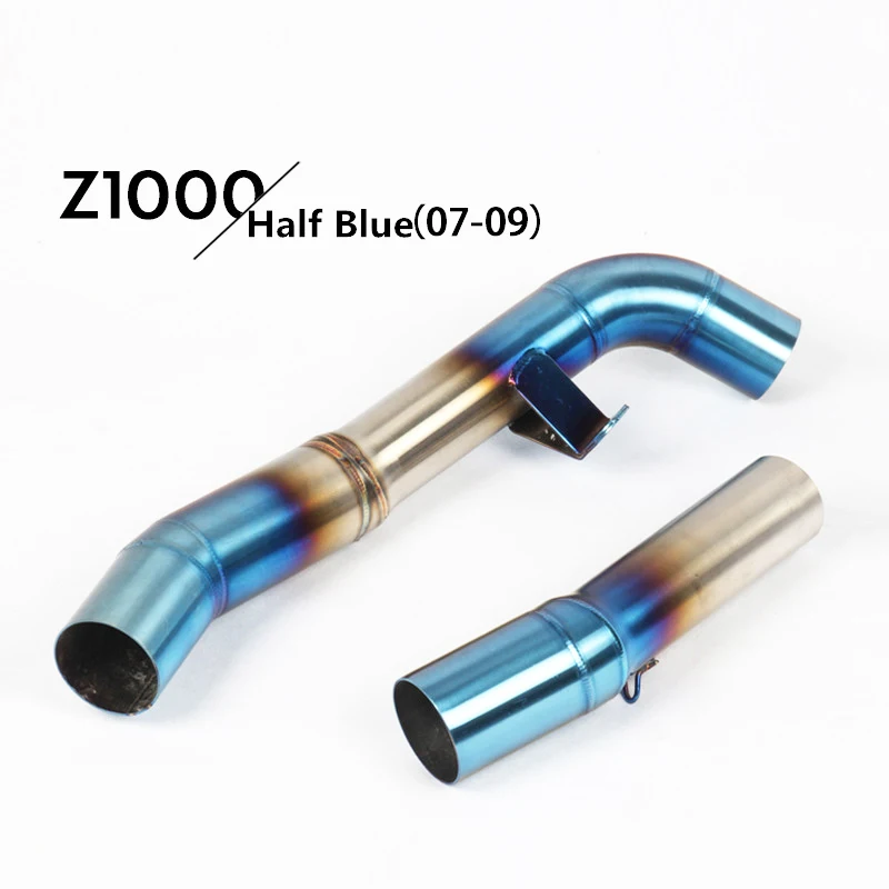 Соединительная круглая выхлопная средняя труба для мотоцикла 51 мм Глушитель без