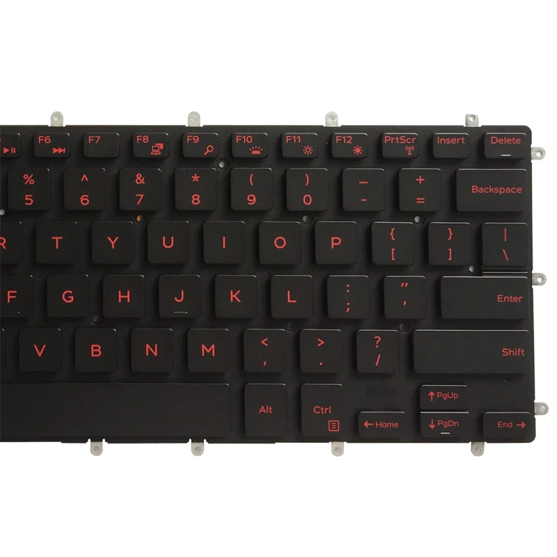 Клавиатура США для ноутбука DELL Inspiron 7460 7467 7560 клавиатура с красной