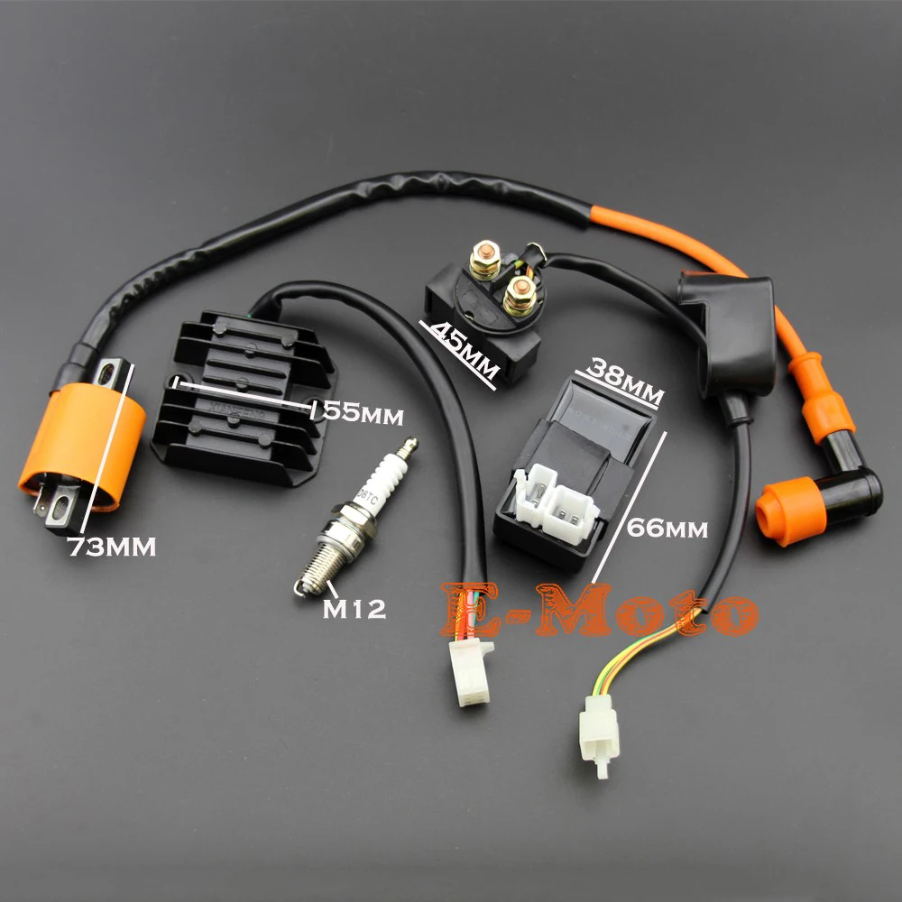 Гоночная катушка зажигания CDI соленоидное реле регулятор выпрямитель D8TC