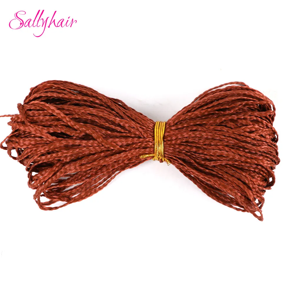 Sallyhair, Zizi, косички, вязанные крючком, коробка, косички, цветные синтетические волосы для наращивания, жук, серый блонд, вязанные волосы, 48 прядей/упаковка