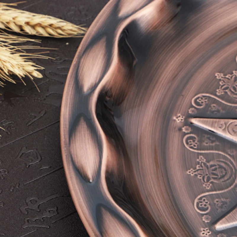 Медная Фруктовая тарелка из нержавеющей стали бронзовая Экологически чистая не