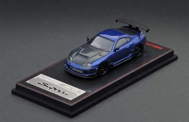 1:64 Toyota Supra JZA80 RZ Blue Alloy toy cars Metal Diecast Model Vehicles For Children Boys gift hot |