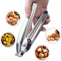 chestnut opener gadgets stainless steel chestnut clip walnut pliers metal nutcracker sheller nut opener kitchen tools cutter