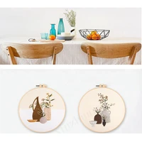 embroidery kit family embroidery hoop embroidery needle canvas for embroidery threads for embroidery diy embroidery needlework
