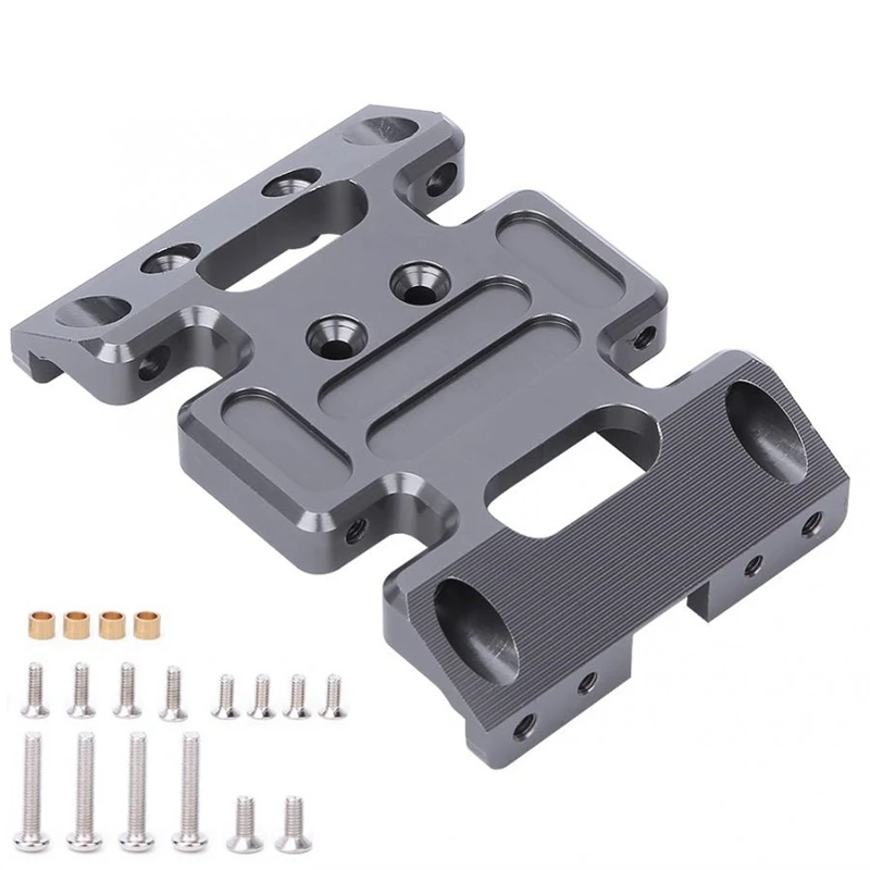 

Центр шасси из алюминиевого сплава, противоскользящая пластина с винтовыми обновленными аксессуарами для Axial SCX10 1/10, детали для радиоуправл...