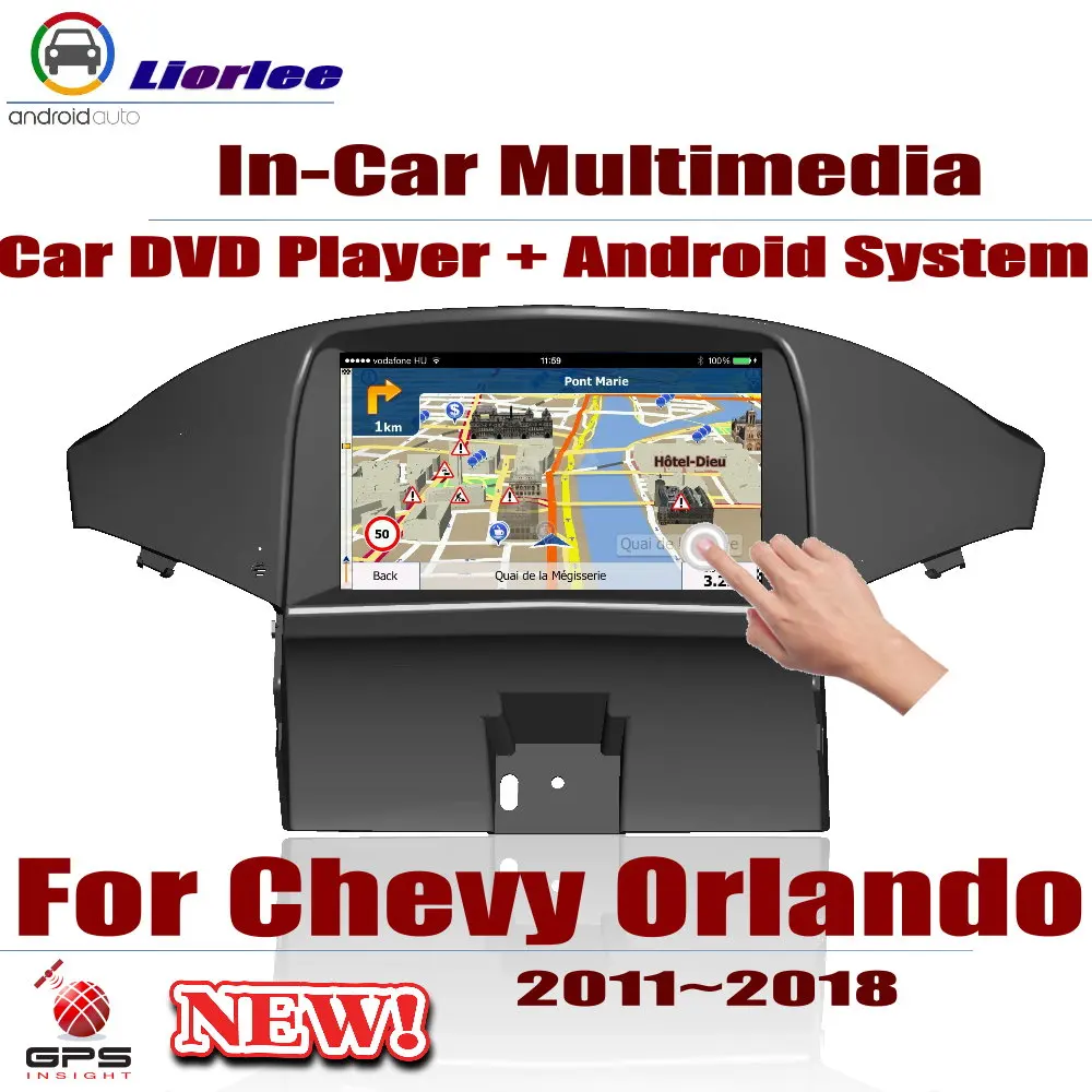 Автомобильный GPS навигатор для Chevrolet Chevy Orlando 2011 2018 мультимедийный проигрыватель