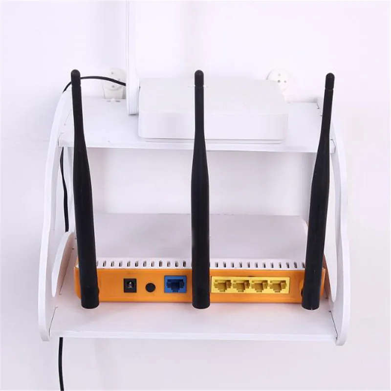 Креативная полка для хранения без отверстий полый двойной стеллаж