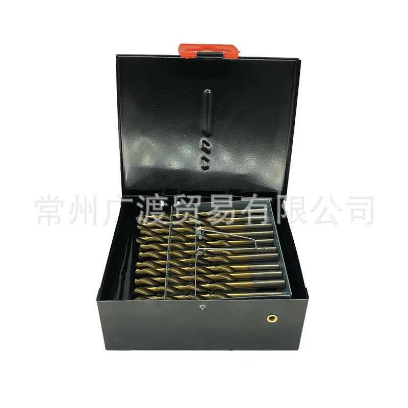 

60PCS HSS Cobalt Twist Drill Bits For Hard Metal Stainless Steel Wood w/Box