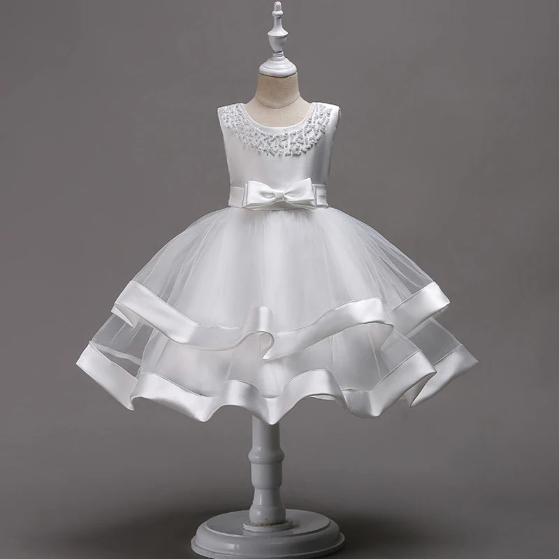 Детское мягкое бальное платье с оборками 6 цветов |