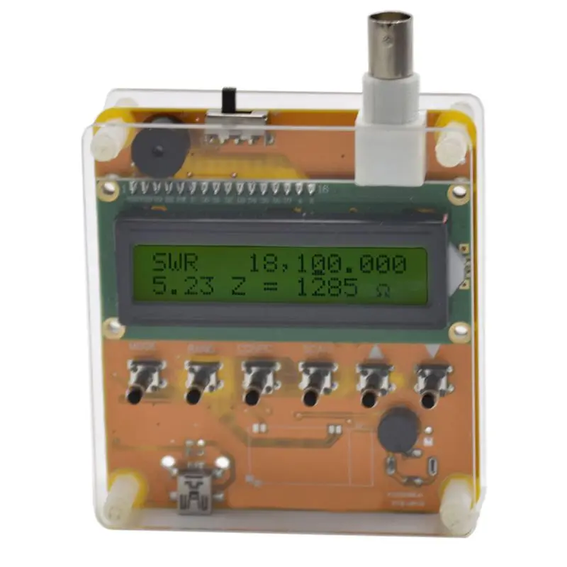 GTBL MR100 Shortwave Antenna Analyzer Meter Tester 1-60M For Ham Radio 12V Q9 Head | Инструменты