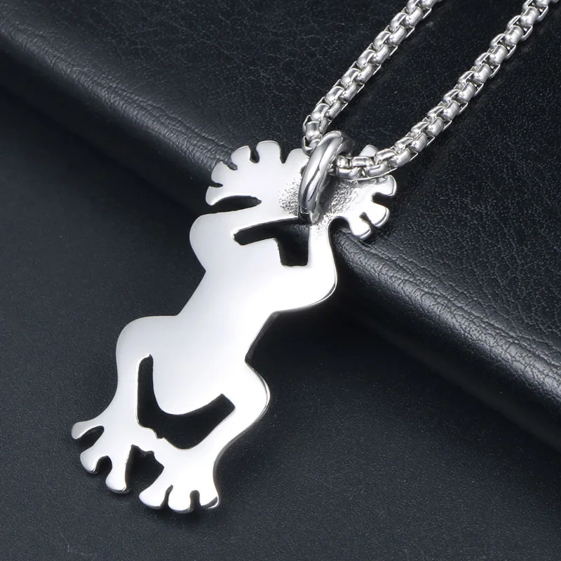 Аксессуары из титановой стали Hemiston ожерелье в виде лягушки аксессуары Модный