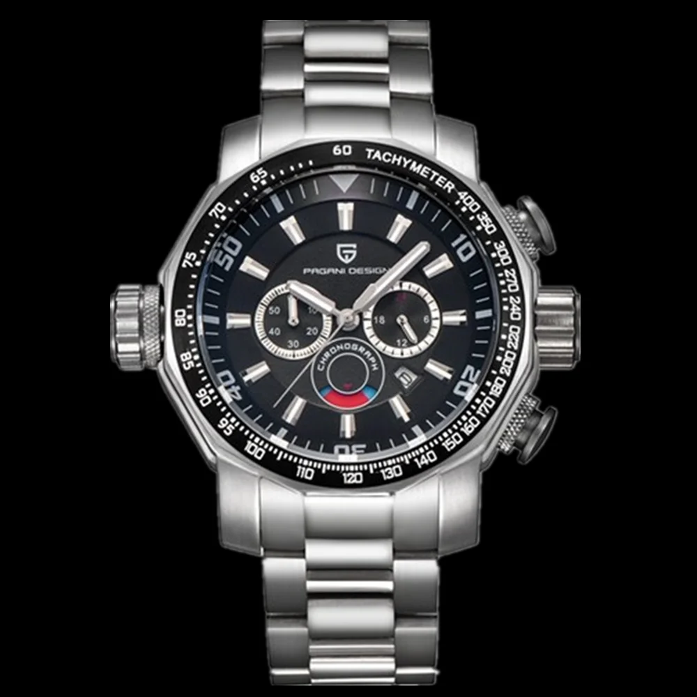 Часы PAGANI спортивные армейские многофункциональные кварцевые с большим