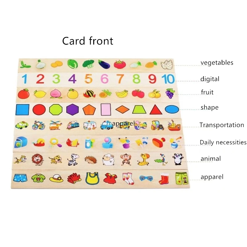 

Montessori Early Educational Puzzles Toys For Children Intelligence Learning Puzzle Wooden Creature Cartoon 3D Puzzle