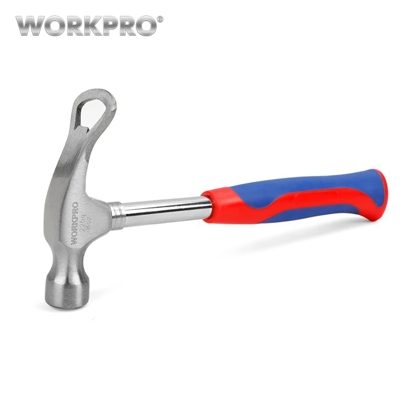 WORKPRO 8 унций многоцелевой молоток с открывалкой для бутылок для недели Открытый кемпинг палатка
