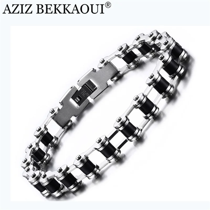 Азиз Аль Сауд BEKKAOUI нержавеющая сталь браслет с фигуркой велосипеда в стиле панк