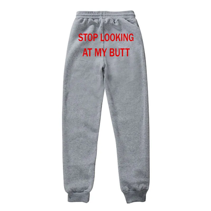 Женские спортивные брюки с надписью STOP Look MY DUTT Джоггеры в стиле хип хоп