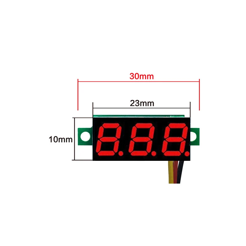 0.28 Inch Mini LED Display 0-100v 3-wire System Voltmeter Measurement Tool 200ms Speed/time Accuracy | Инструменты